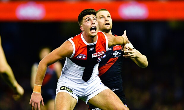 Saints ruckman Lewis Pierce's VFL form has been rewarded with the Frankston Dolphins' Best & Fairest. - St Kilda Saints,Lewis Pierce